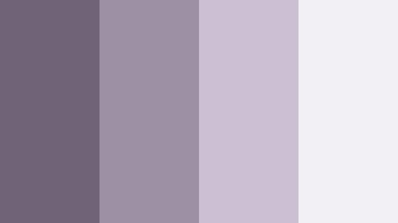 ashen lilac morning smoky purple color palette with hex codes