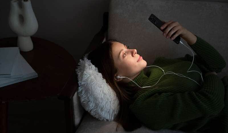 watching asmr night routine videos