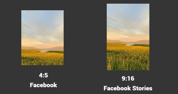 facebook aspect ratios