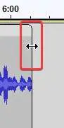 trim audio in audacity 