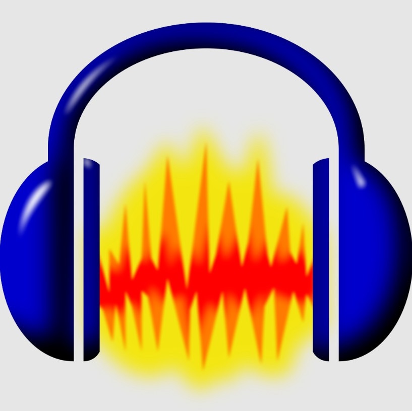 audacity free audio converter tool logo