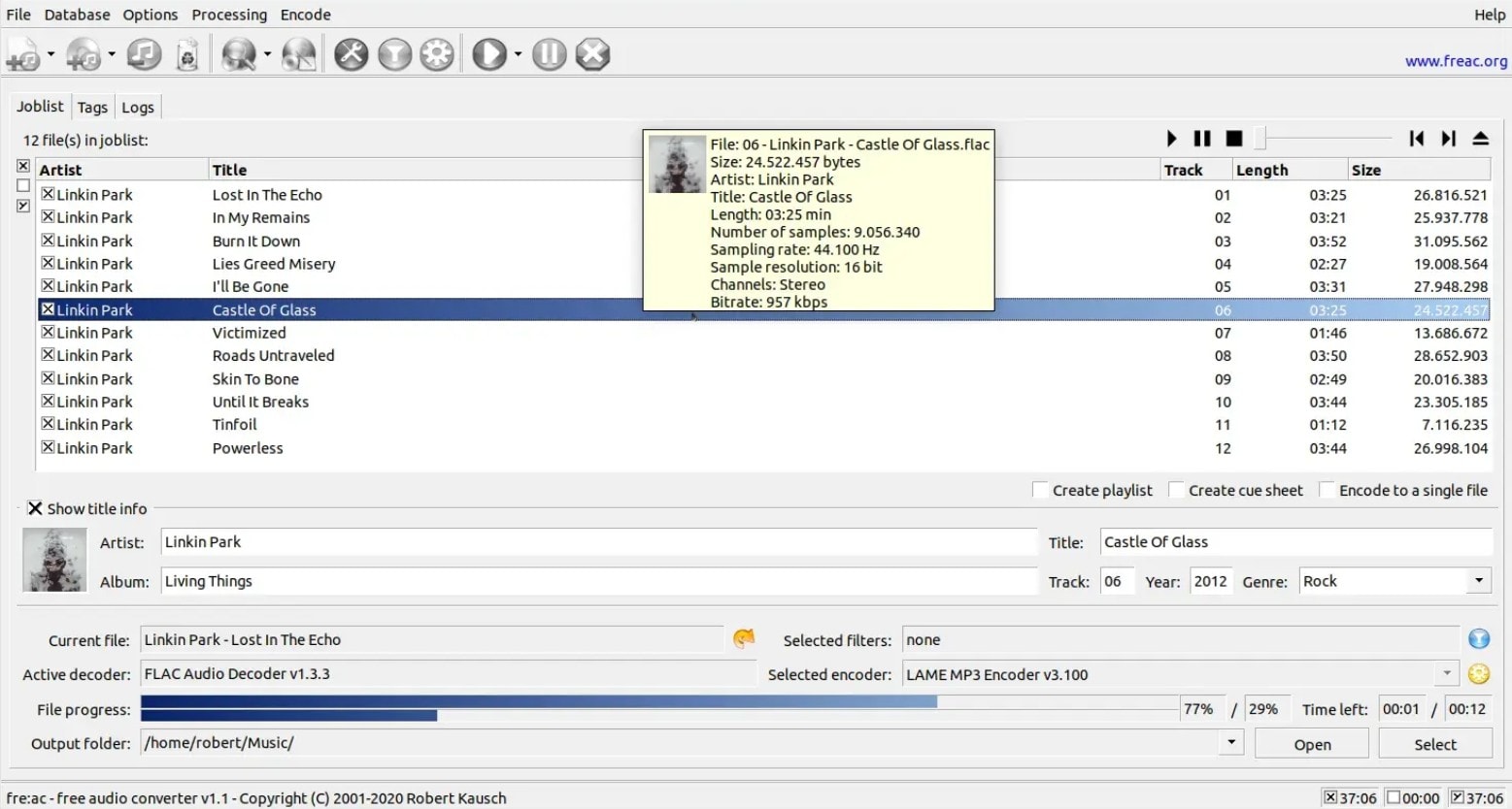 cover photo fre ac audio converter