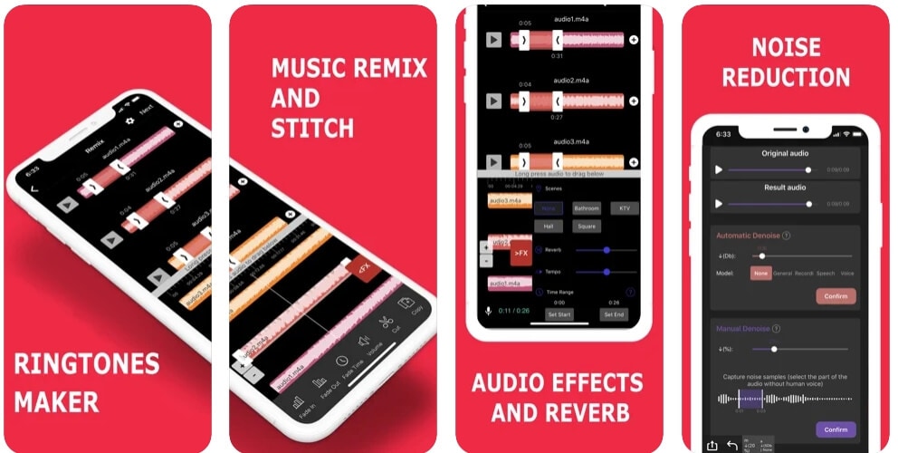 Приложение для редактирования аудио на iPhone - Audio Editor - Music Mixer