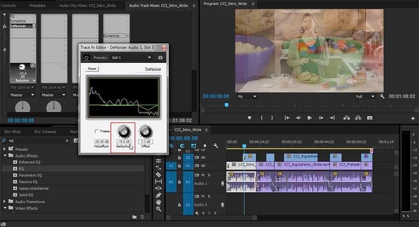 maximize audio effect premiere pro