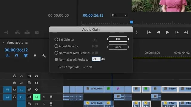 adobe premiere pro sound normalizer 