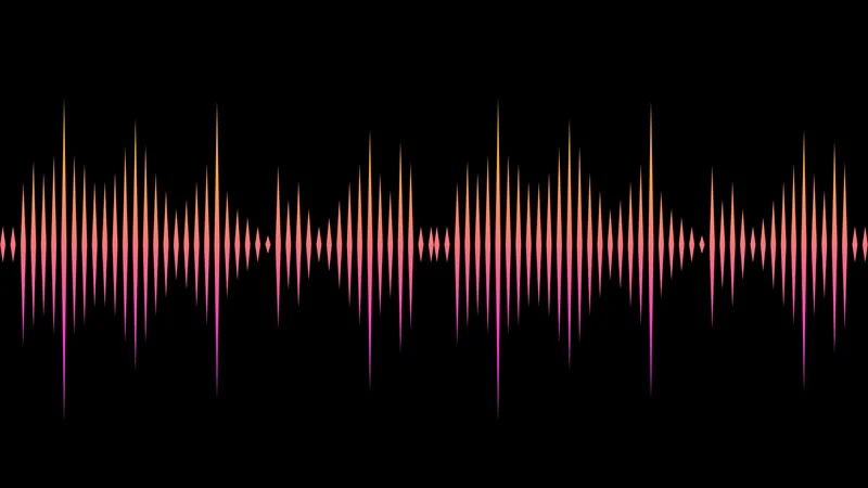 dynamic audio spectrum visualization