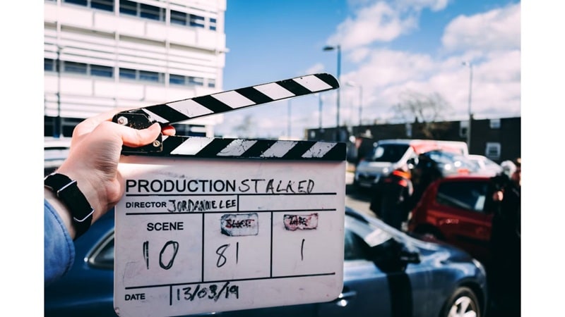 using clapboard method for audio syncing