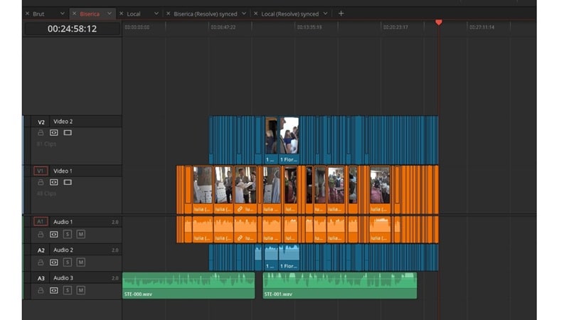 using waveform analysis for audio syncing