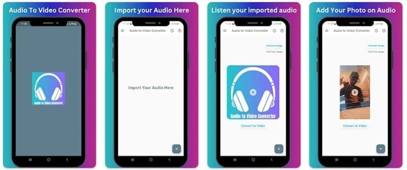 audio to video converter mobile app