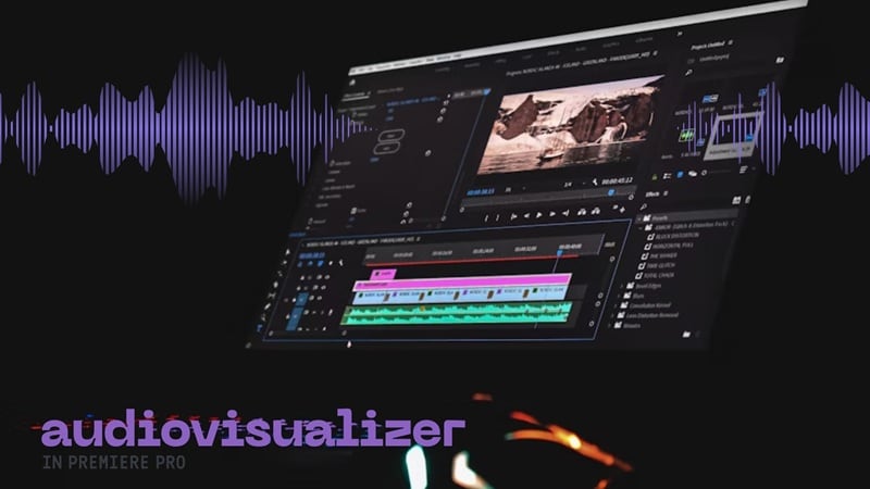 create audio visualizer in premiere pro