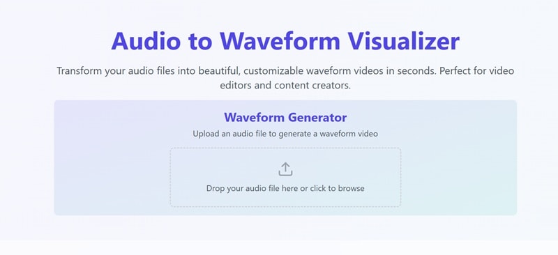 audio to waveform generator