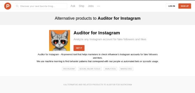 auditor for instagram