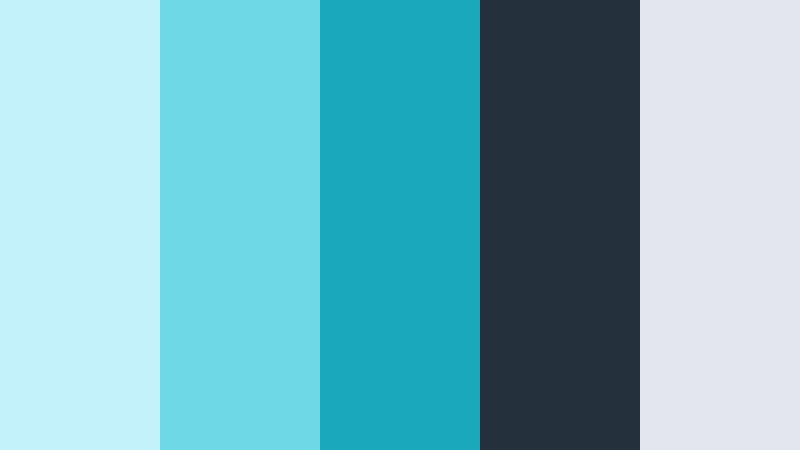 aurora boardroom radiant cyan color palette with hex codes