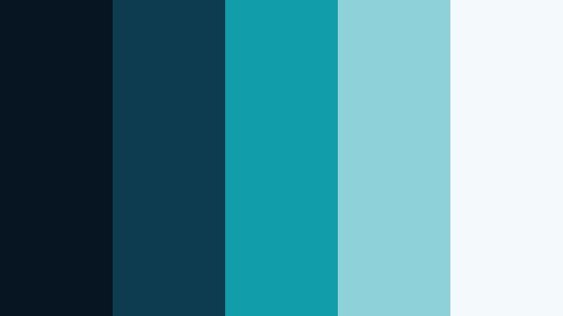 aurora teal skyline galaxy teal color palette with hex codes