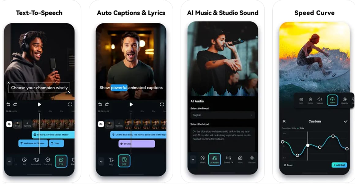 filmora auto reel maker app
