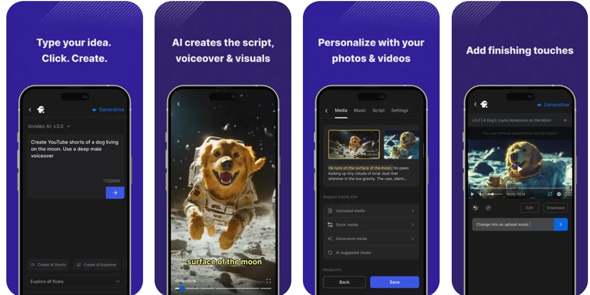 invideo mobile feature