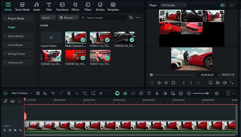 use multicam editing for automotive video