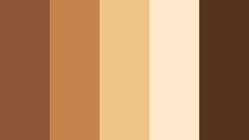 autumn clay picnic warm clay brown color palette with hex codes