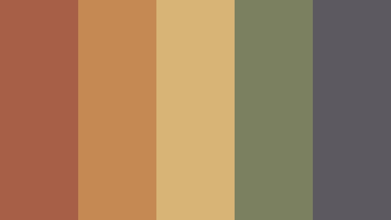 autumn cottage road cottagecore color color palette with hex codes