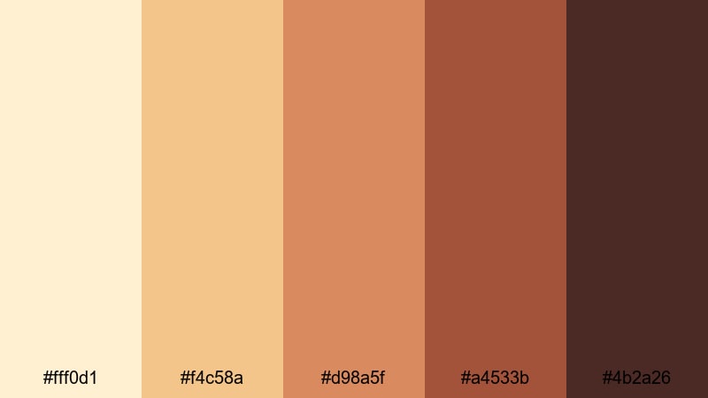 autumn jasmine hearth jasmine color palette with hex codes
