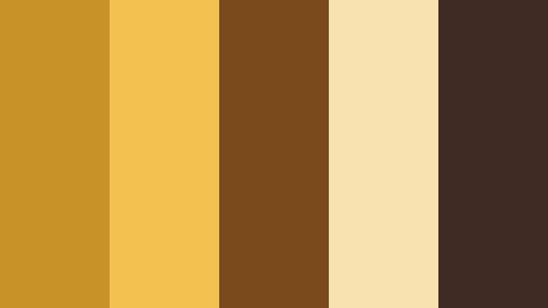 autumn kitchen glow honey mustard color palette with hex codes