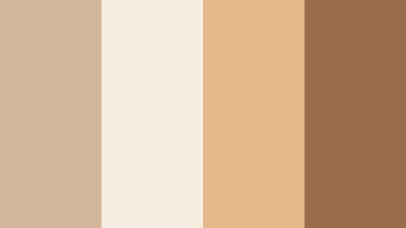 autumn loft afternoon soft sand beige color palette with hex codes
