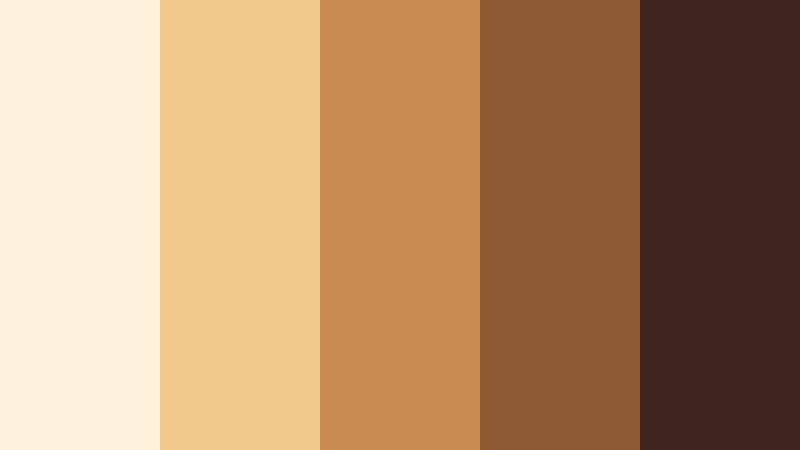 autumn market bronze soft bronze color palette with hex codes