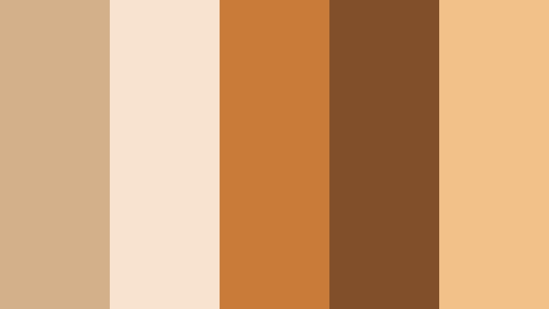 autumn market walk sandstone beige color palette with hex codes