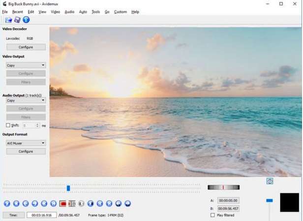use avidemux transition filters