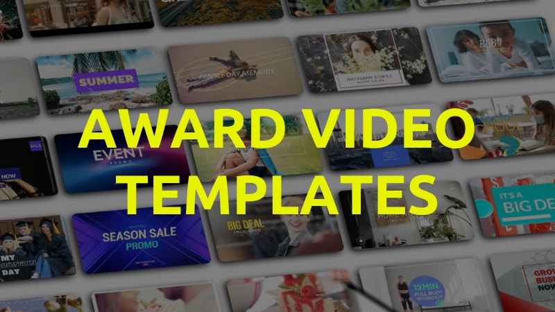 create award videos with preset templates