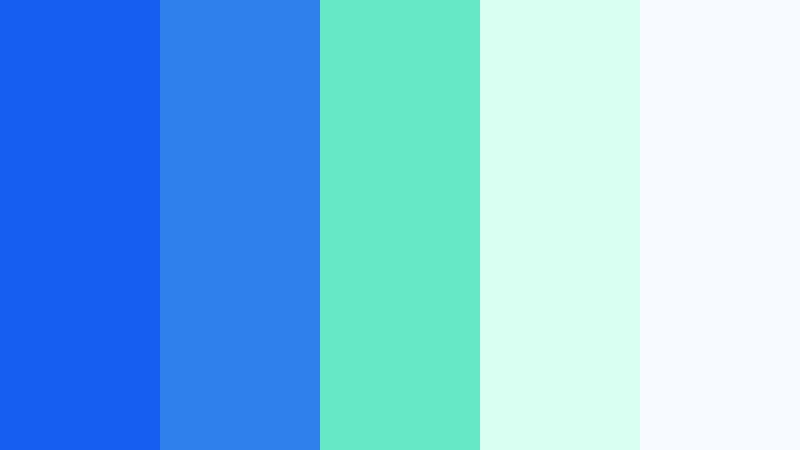 azure mint interface cobalt and mint saas dashboard color color palette with hex codes