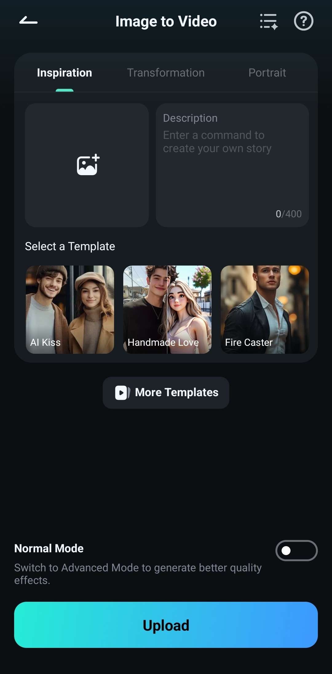 explore more image to video templates