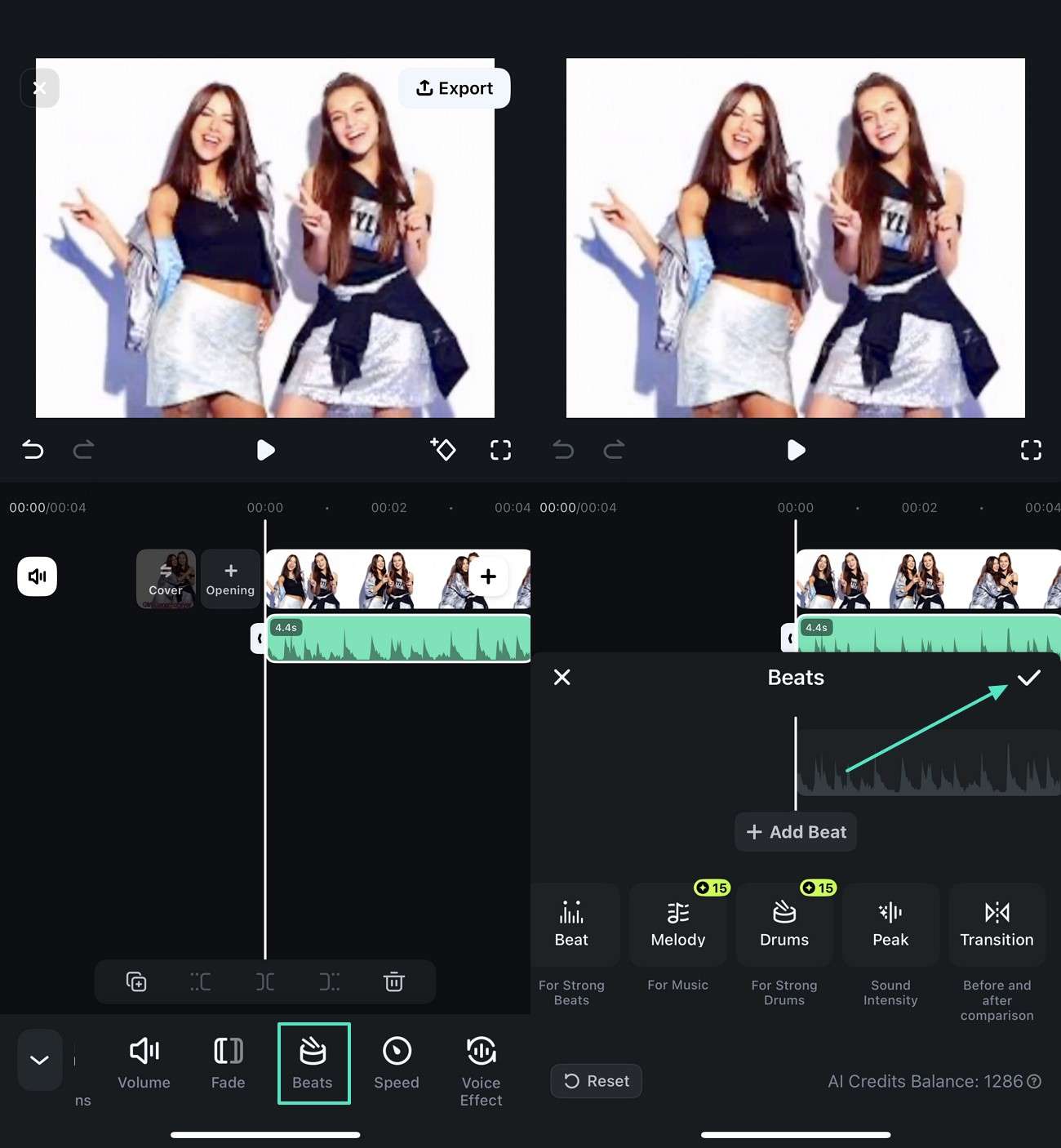 add beats to iphone video