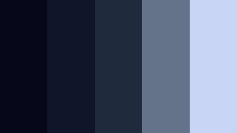 backlot rain scene dark studio blue color palette with hex codes