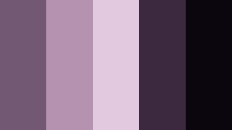 backstage velvet mauve mauve shadow color palette with hex codes