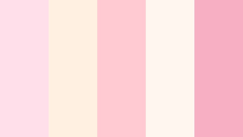 bakery window glow pink and cream bakery color color palette with hex codes