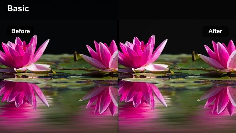 Warm cinematic shot of coffee cups on a wooden bar with soft amber lighting