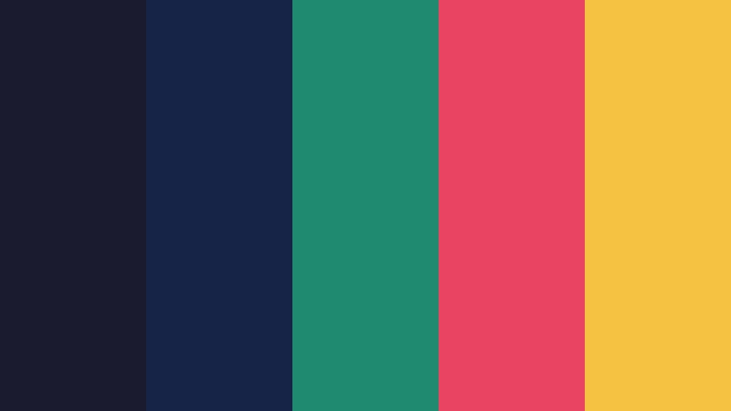 basement broadcast vhs color color palette with hex codes