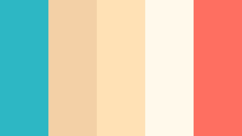 beach club playlist turquoise and sandy beige resort color color palette with hex codes