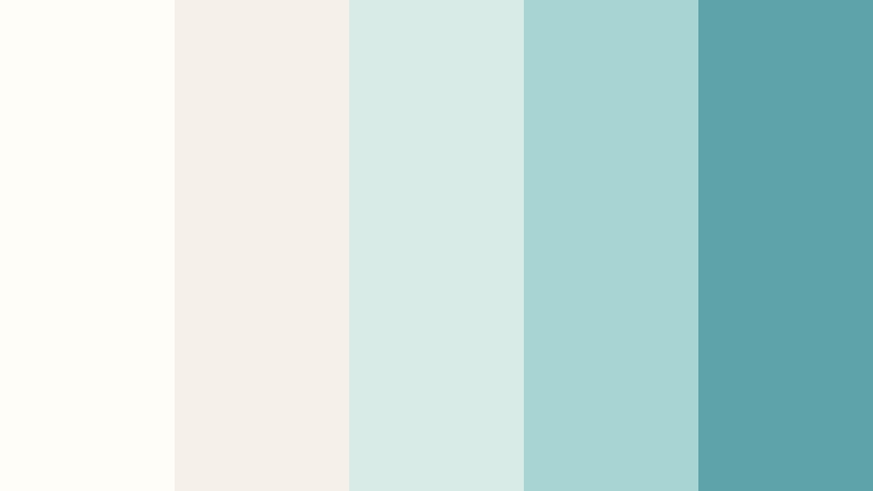 beach glass keepsake ocean breeze color palette with hex codes