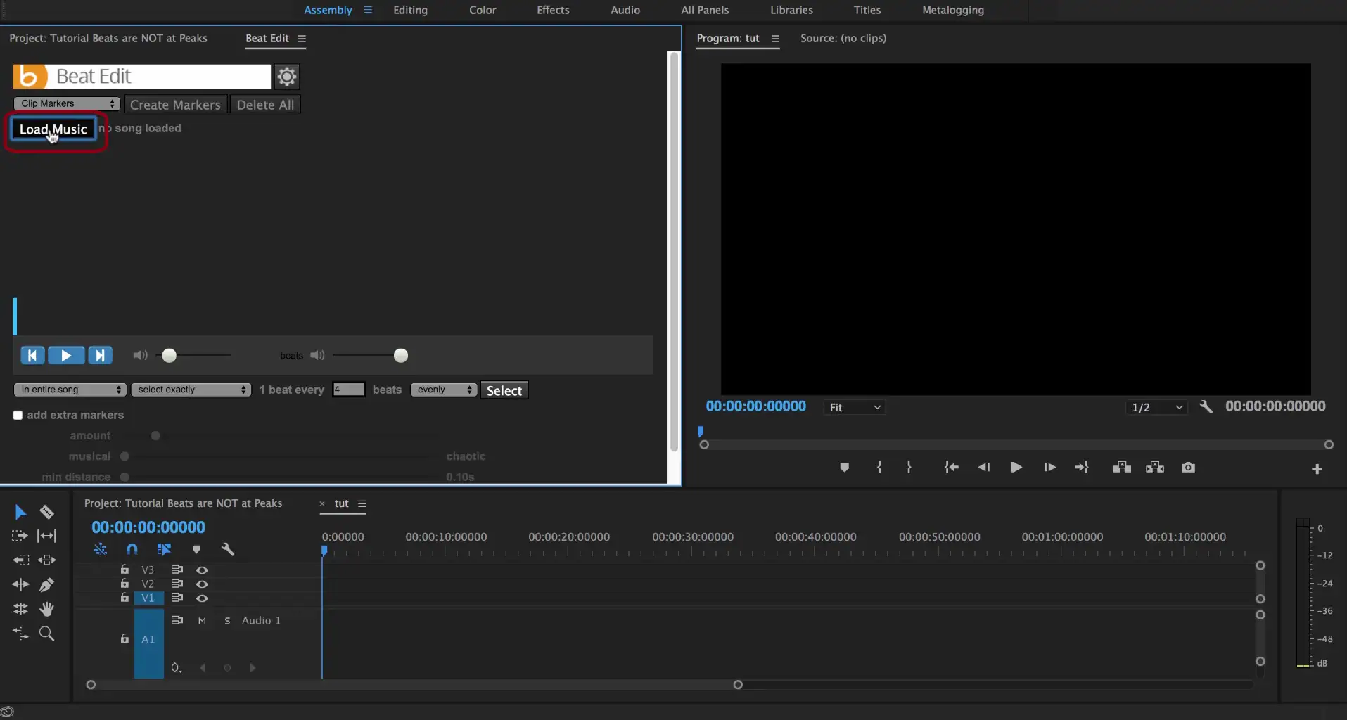 load music in premiere pro