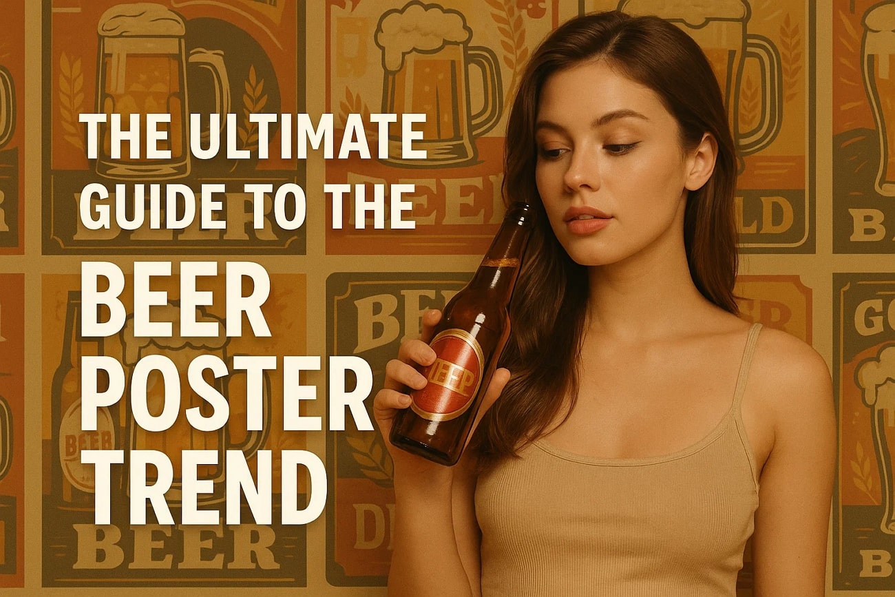 knowing the beer poster trend