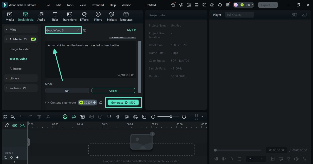 generate veo 3 video