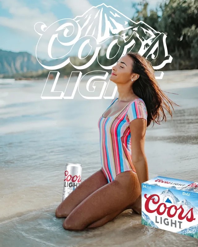 feminine beer poster