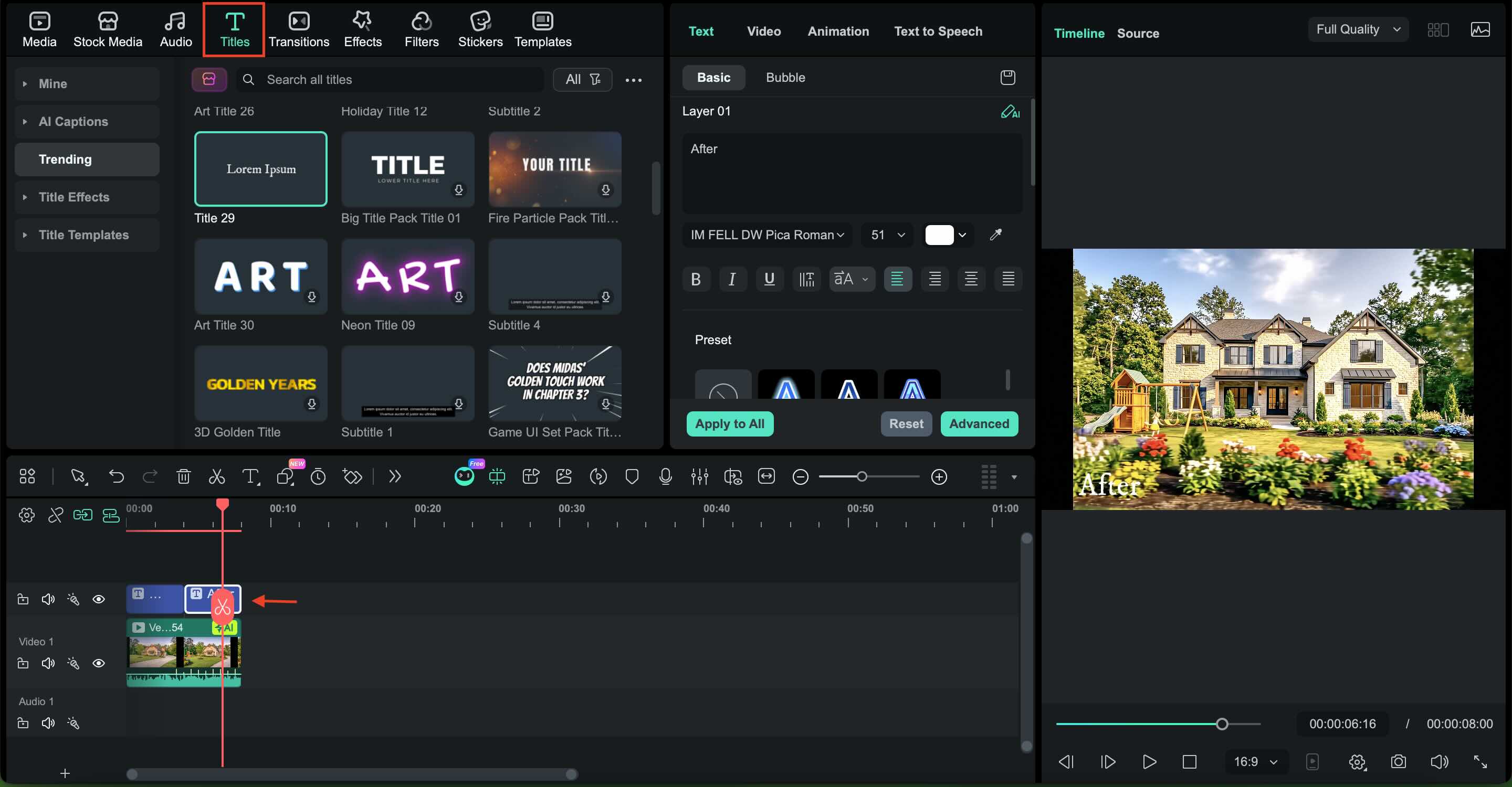 ajouter des textes avant et après