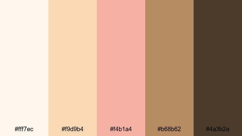 belle s bookish blush beauty and the beast color palette with hex codes