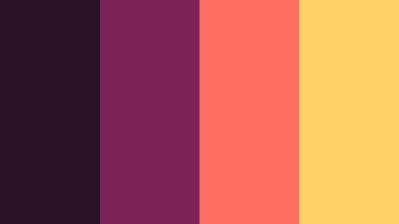 berry citrus pop charcoal plum color palette with hex codes