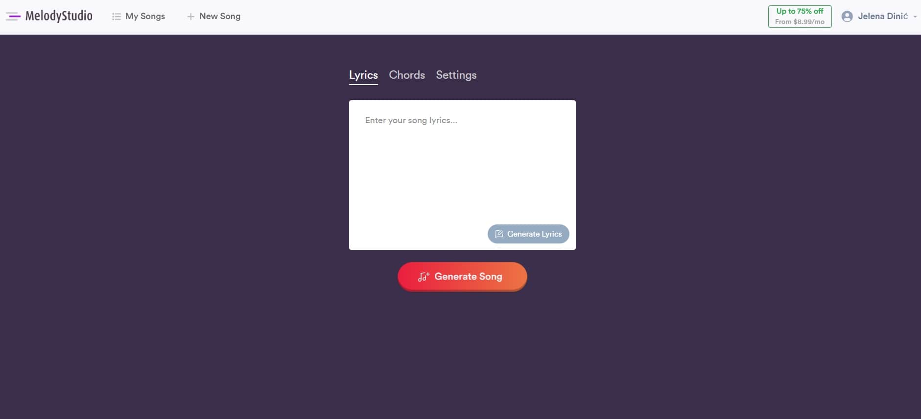 use ai melody generator from lyrics