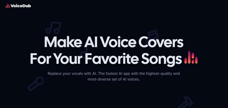 voicedub for generate ai song cover