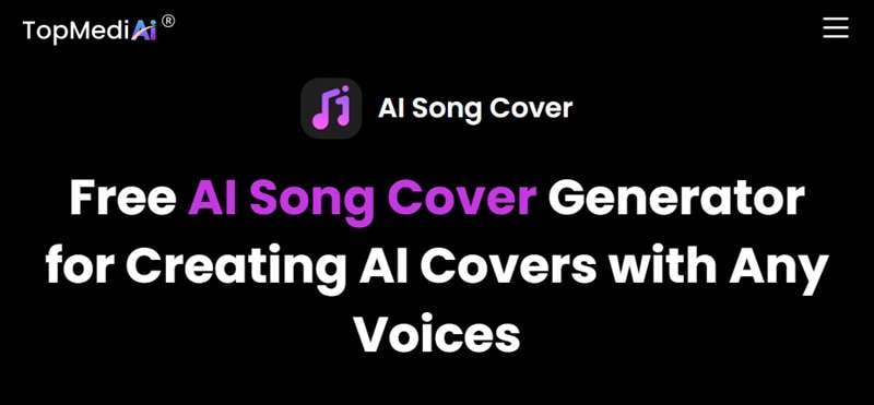 topmediai for generate ai music cover